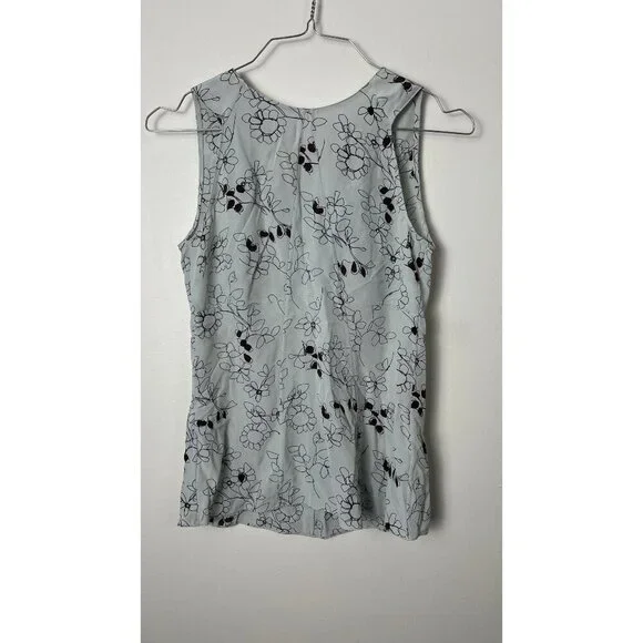 MARNI COLLECTION SILK FLORAL BLOUSE SMALL - Picture 1 of 8